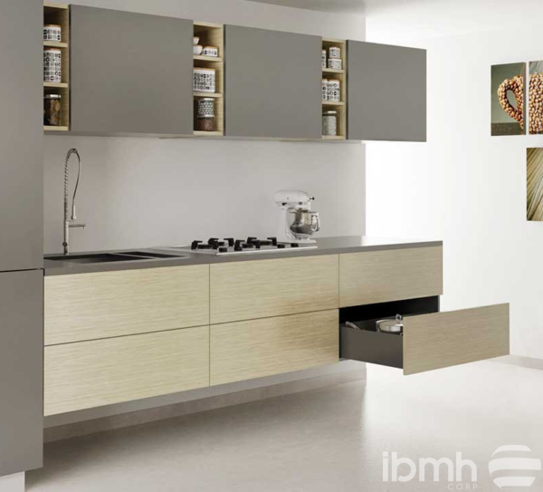 Discover the IBMH anti-rollover kitchen cabinet hanger with safety plate